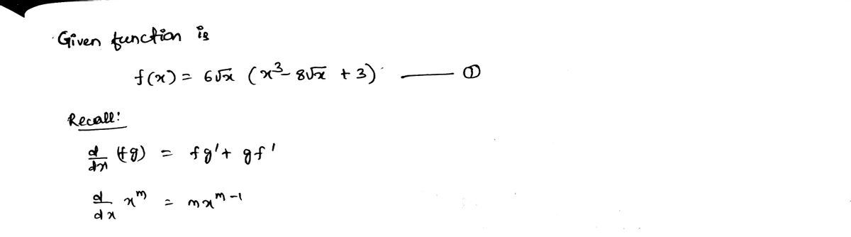 Calculus homework question answer, step 1, image 1